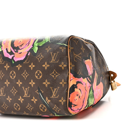 Monogram Roses Speedy 30 Handbag