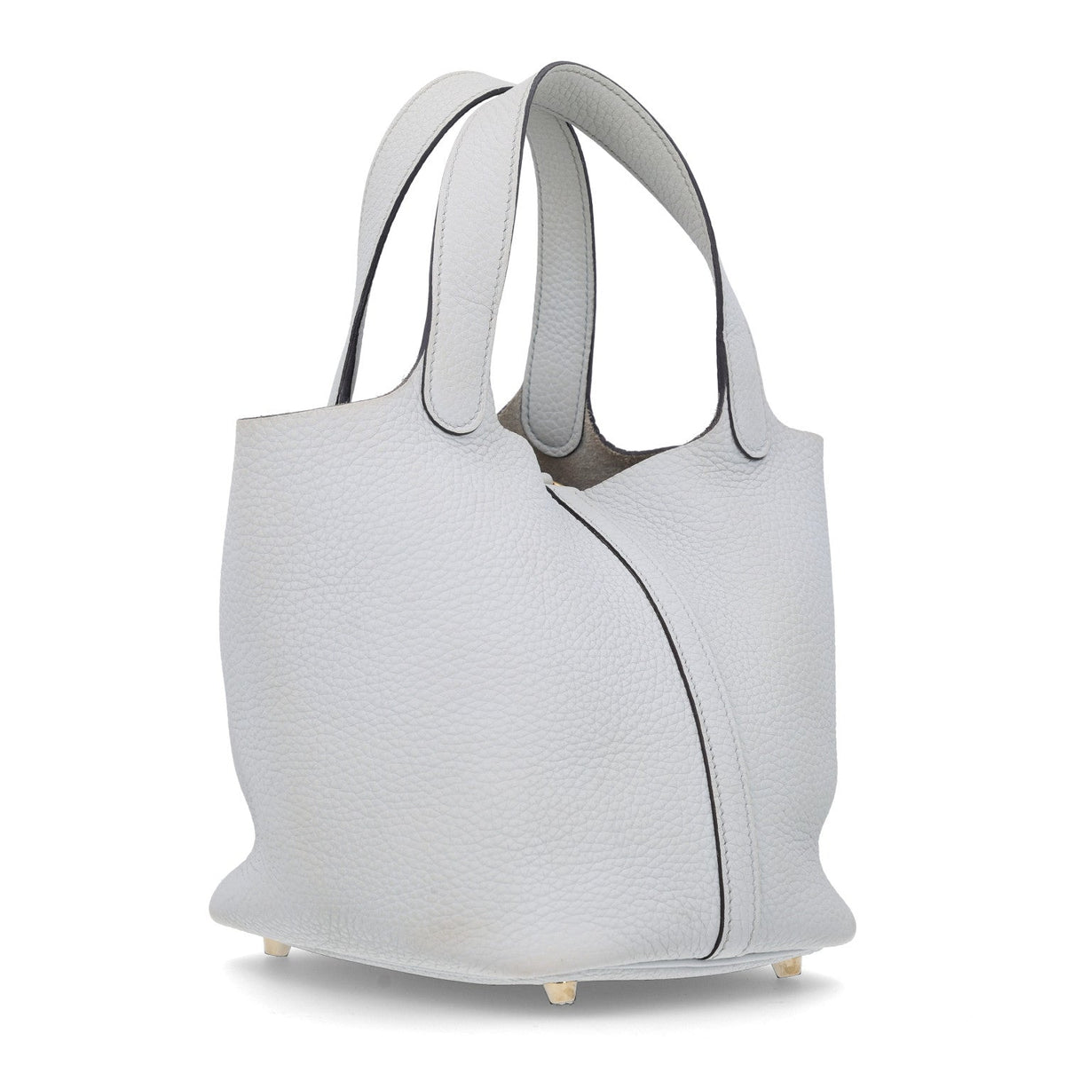 Taurillon Clemence Picotin Lock 18 Pm Bl Handbag