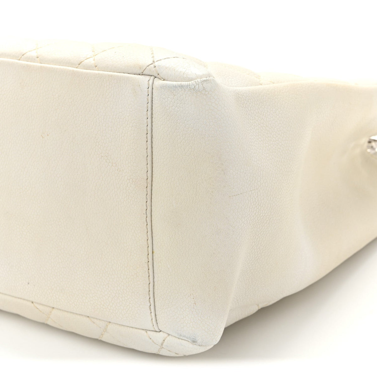 Quilted Caviar Tote Bag