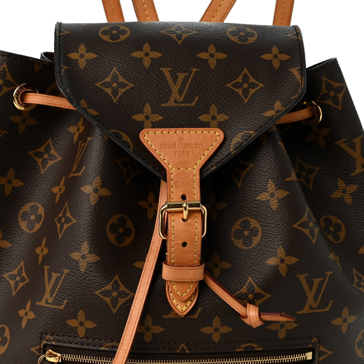 Louis Vuitton Monogram Montsouris NM Backpack Brown