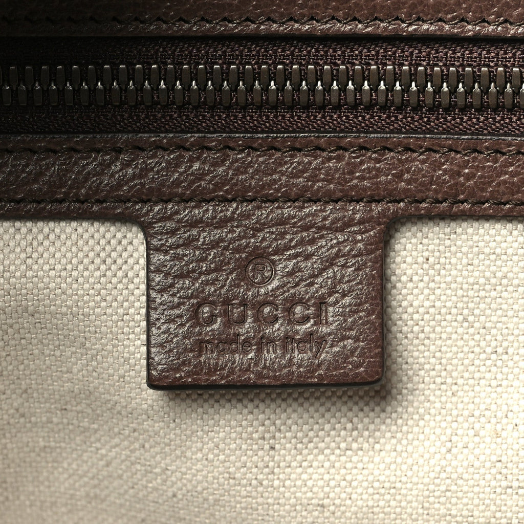Gucci GG Supreme Monogram Medium Ophidia Carry-On Duffle Bag Beige Ebony