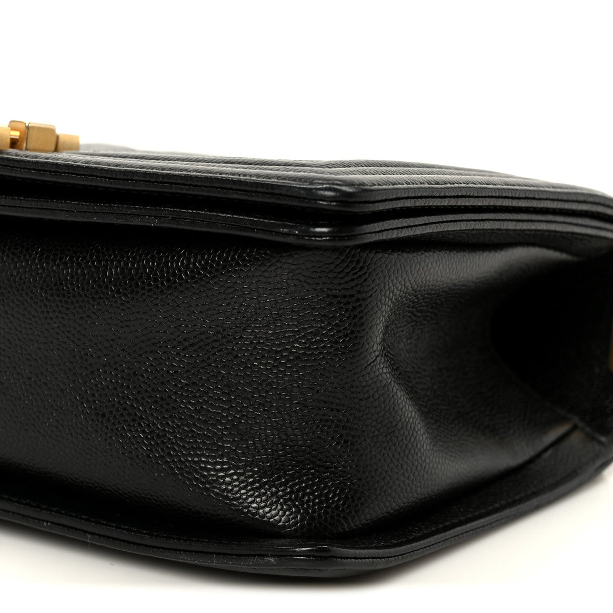 Medium Quilted Caviar Flap Shoulder Bag