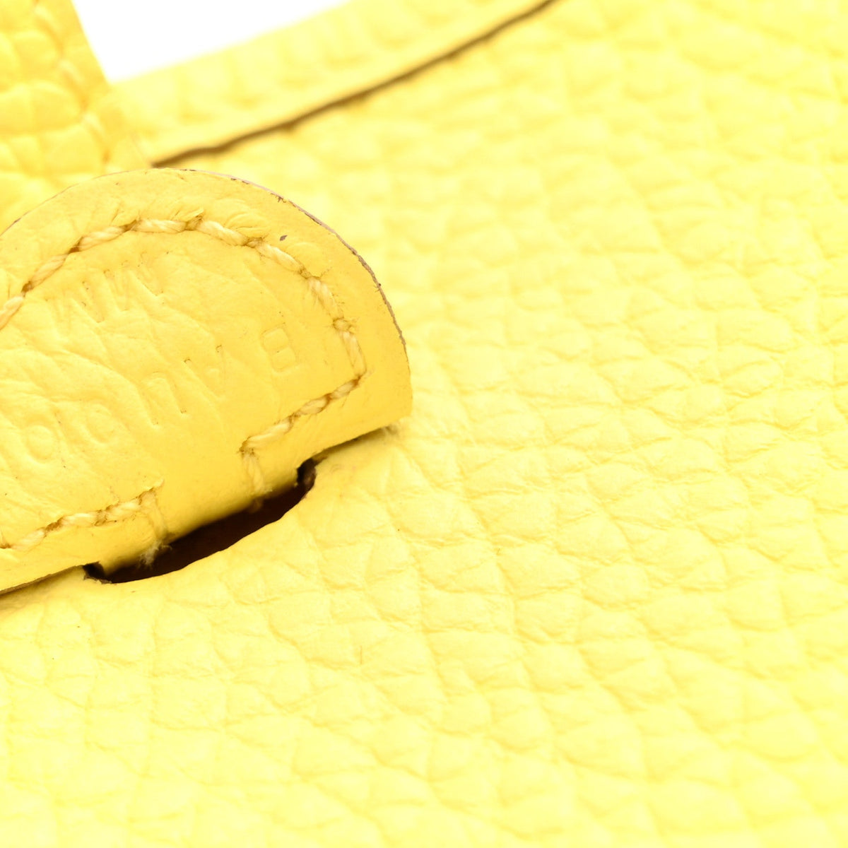 Taurillon Clemence Evelyne Tpm Lime Handbag