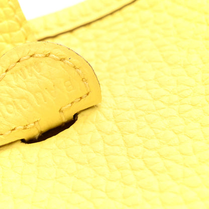 Taurillon Clemence Evelyne Tpm Lime Handbag