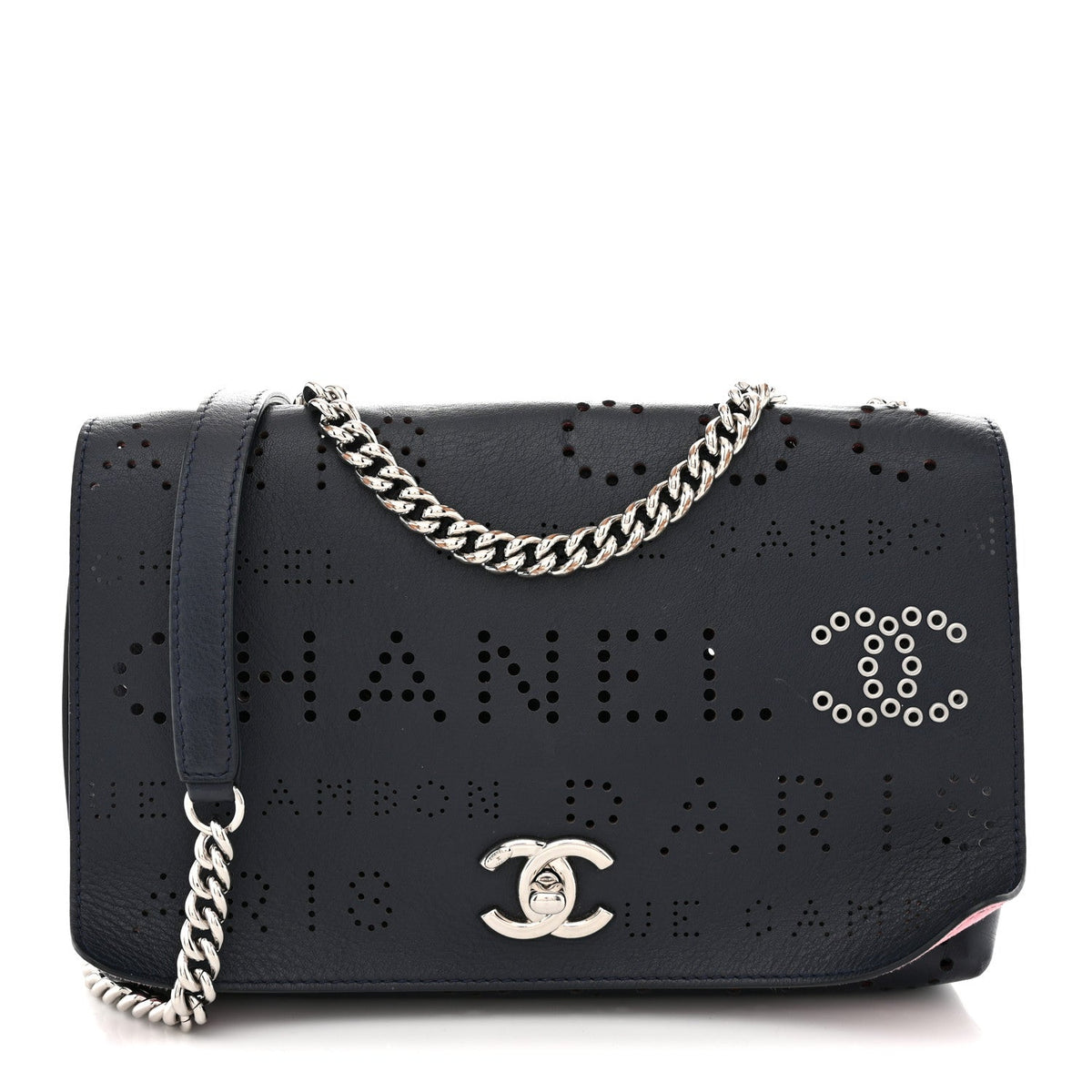 Calfskin Flap Shoulder Bag