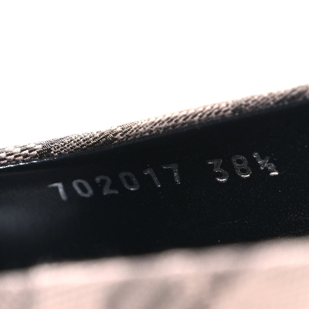 Balenciaga Monogram Canvas Women's Square Knife 80mm Mules 38.5 Dark Mink Grey Dark Brown