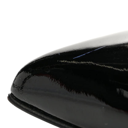 Christian Louboutin Patent Calfskin Women's Pigalle 120 Pumps 38.5 Black
