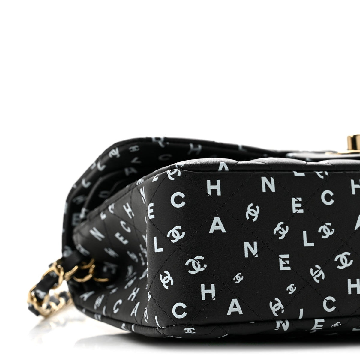 Small Quilted Calfskin Flap Shoulder Bag