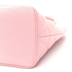 Chanel Caviar Quilted Medallion CC Tote Light Pink