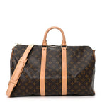 Louis Vuitton Monogram Keepall Bandouliere 45 Brown