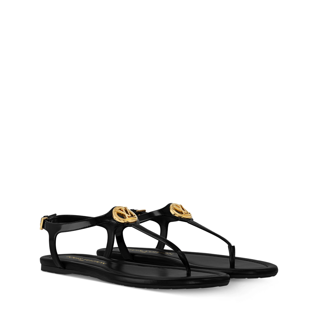 Women's Sunkiss Flat Sandal Patent Calf Leather 1AHKTB
