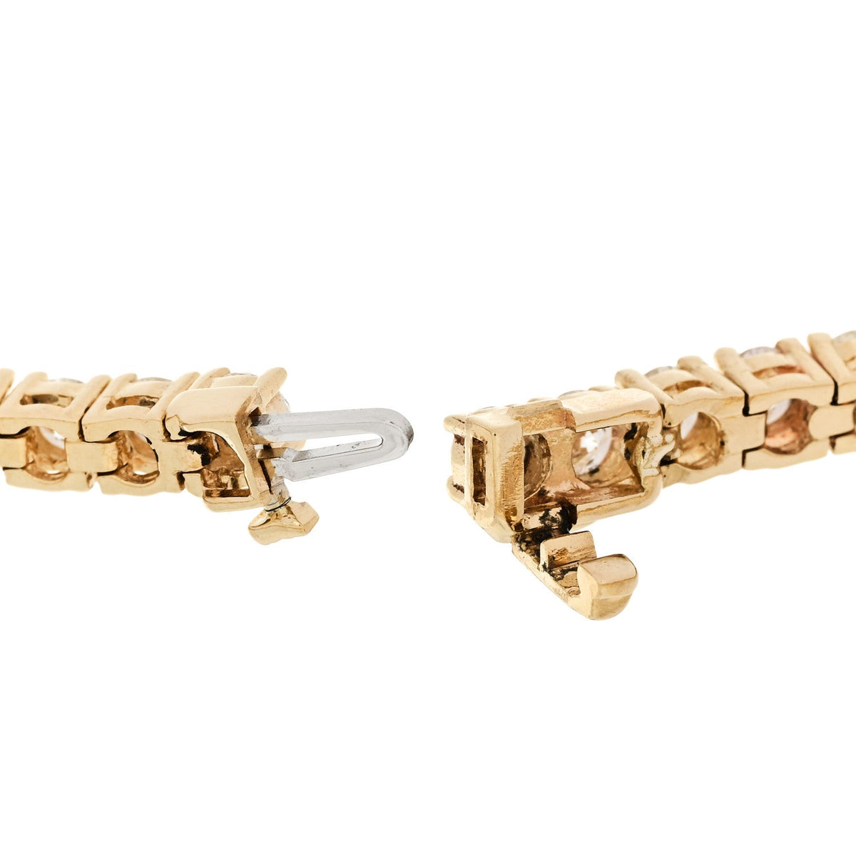 Parker & West by FASHIONPHILE14K Yellow Gold Diamond 6.45ctw Tennis Bracelet
