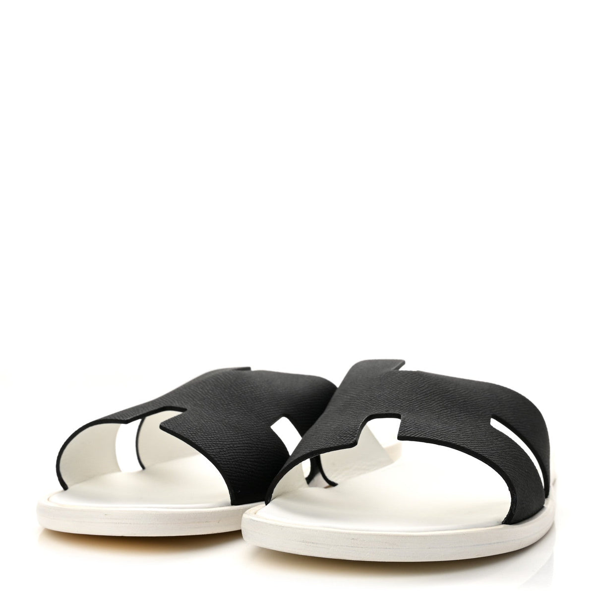 Hermes Epsom Izmir Men's Sandals Black