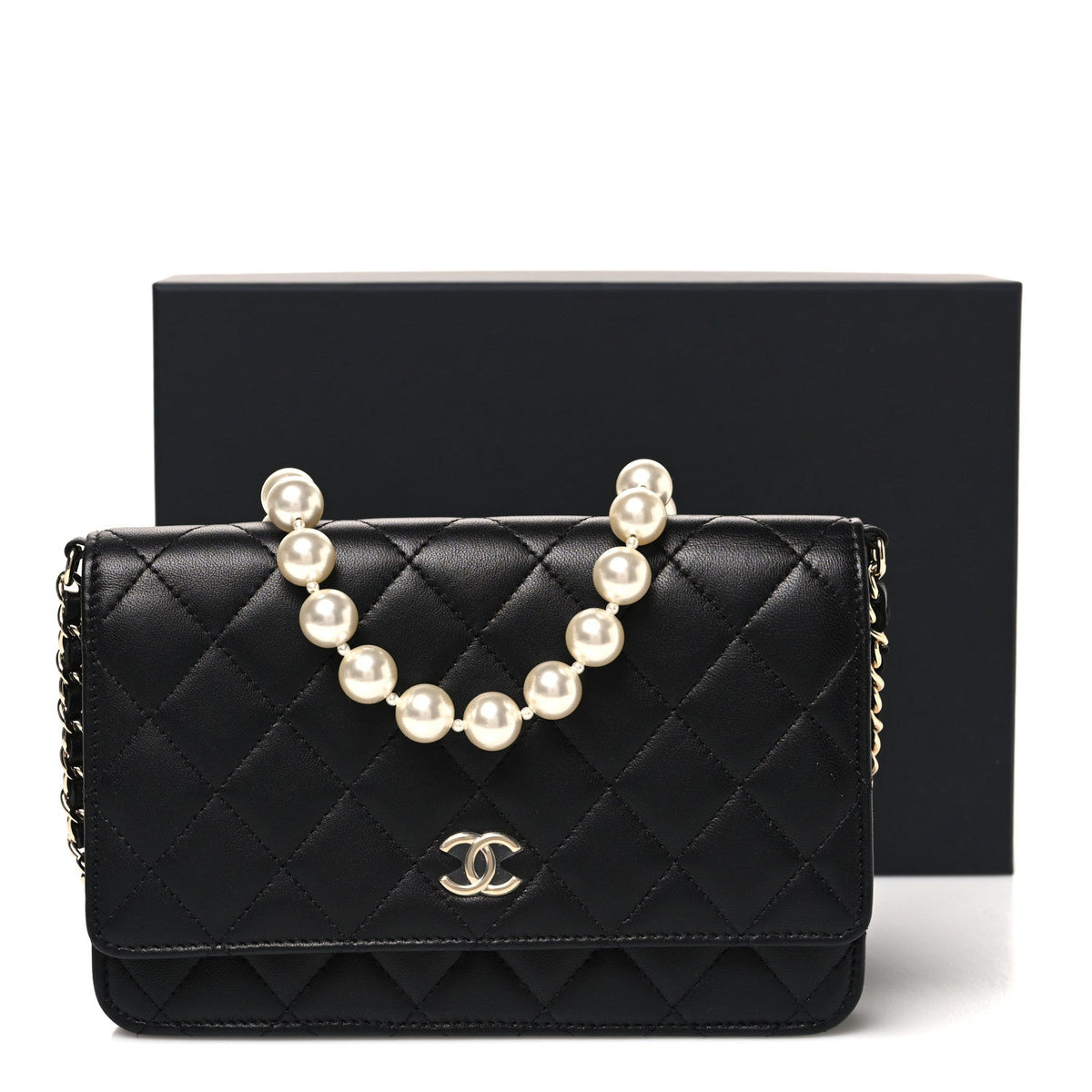Quilted Lambskin Wallet Bag