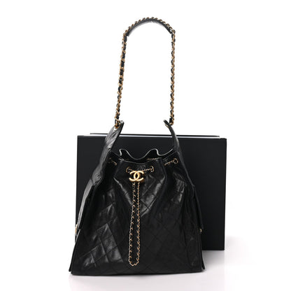 Medium Quilted Caviar Handbag