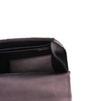 Chanel Iridescent Lambskin Quilted Top Handle Clutch With Chain Bordeaux