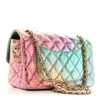 Chanel Metallic Goatskin Quilted Mini 2.55 Reissue Flap Multicolor