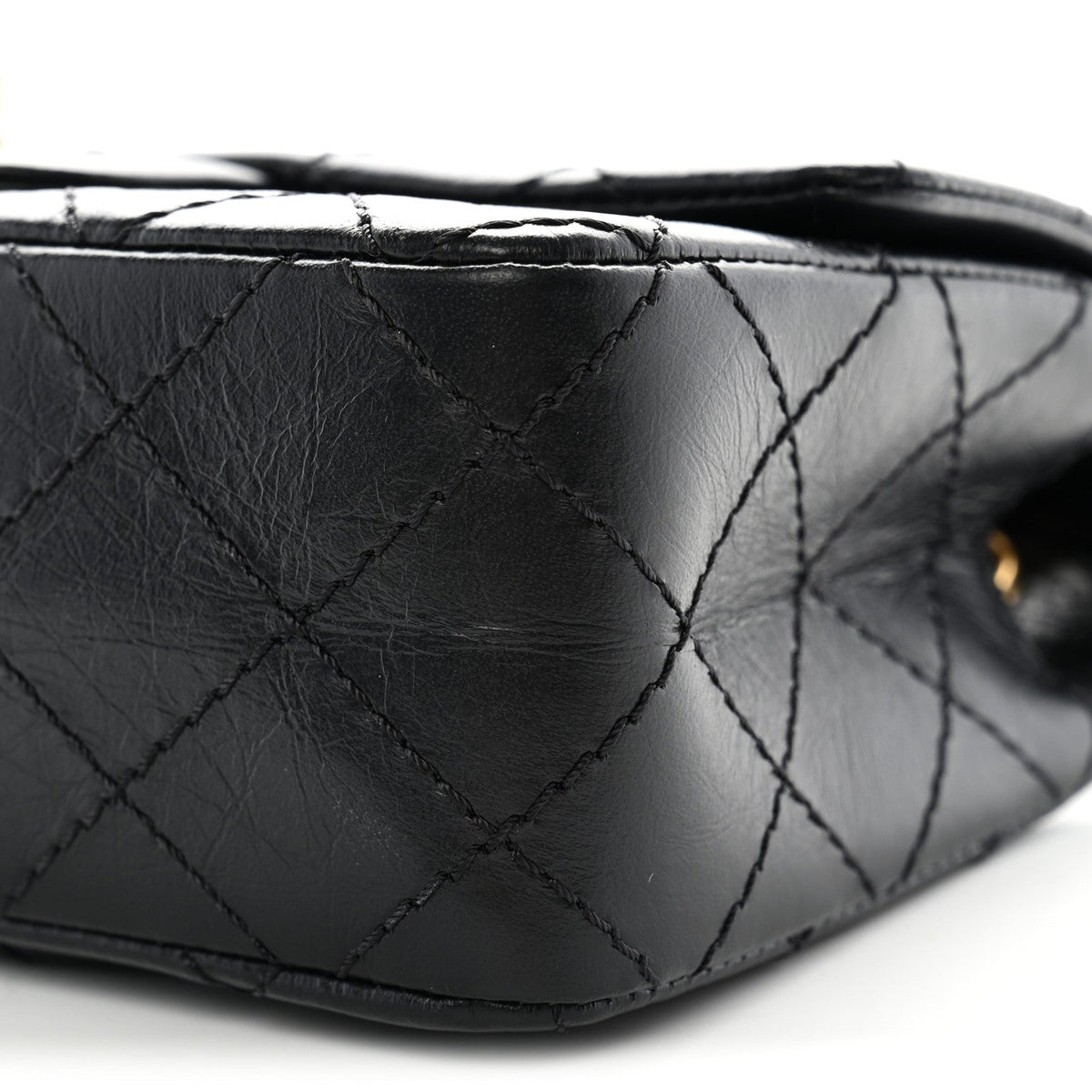 Mini Quilted Calfskin Flap Shoulder Bag