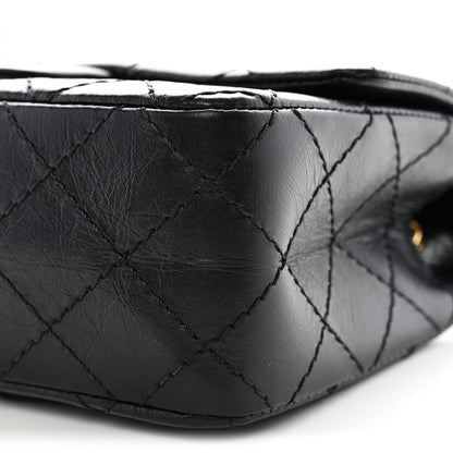 Mini Quilted Calfskin Flap Shoulder Bag