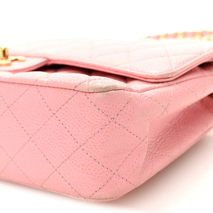 Medium Quilted Caviar Flap Shoulder Bag