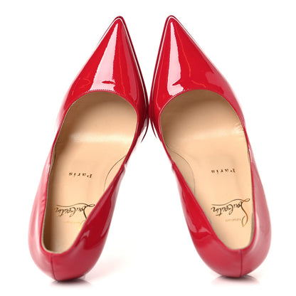 Christian Louboutin Patent Women's Pigalle Plato 120 Pumps 38.5 Hot Pink