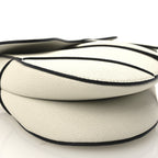 Christian Dior Grained Calfskin Saddle Bag With Strap Latte