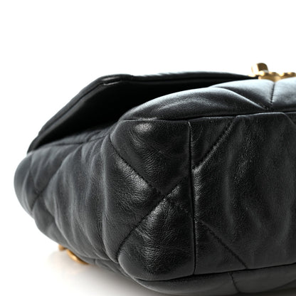 Medium Quilted Lambskin Flap Shoulder Bag
