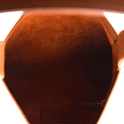 Calfskin Canvas Hobo Bag