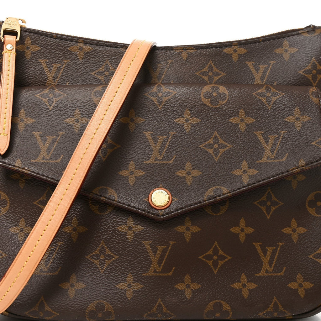 Louis Vuitton Monogram Mabillon Shoulder Bag Brown