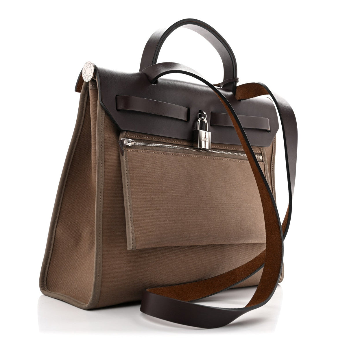 Vache Hunter Toile Herbag Zip 31 Pm Etou Handbag