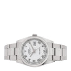 Rolex Stainless Steel 36mm Datejust Watch White 116200