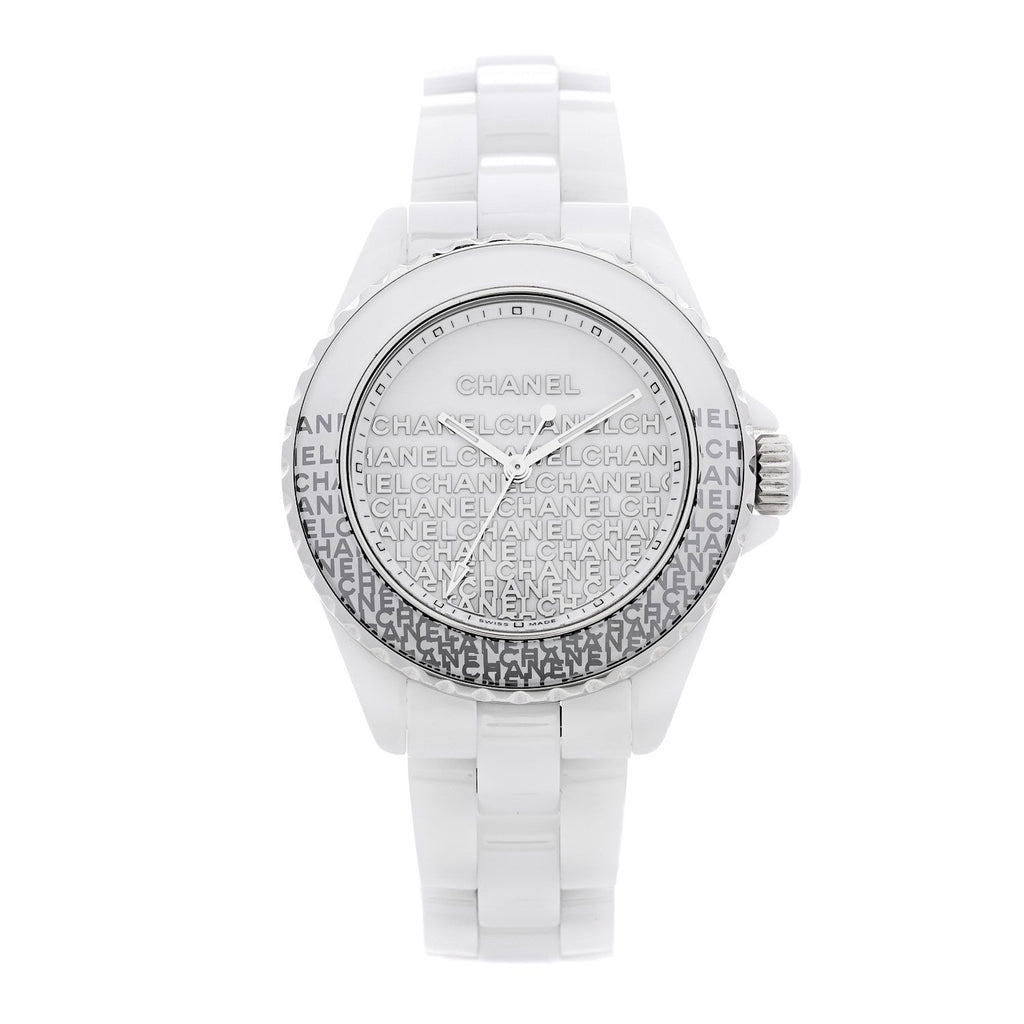 Chanel Stainless Steel Ceramic 33mm J12 Wanted de Chanel Watch White