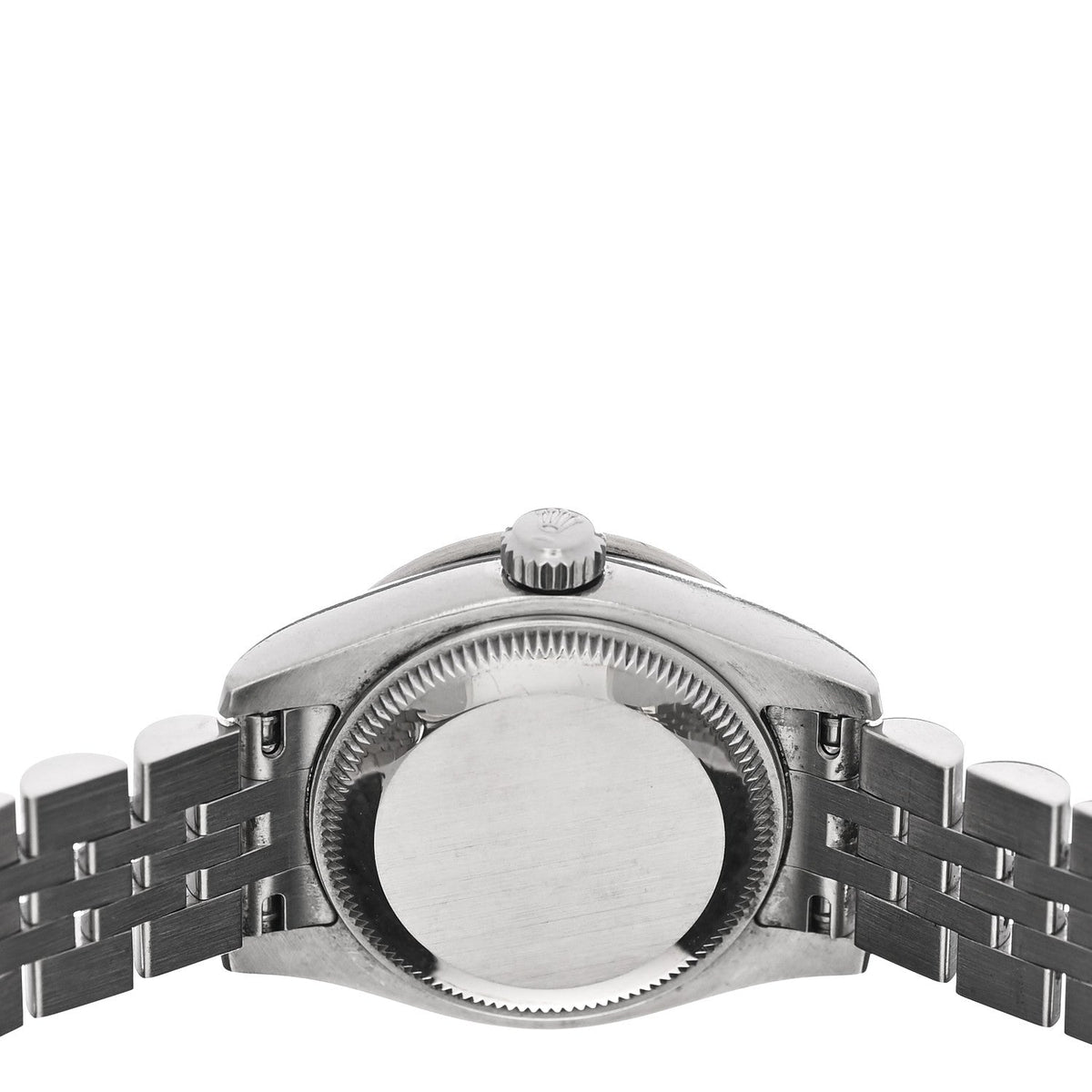 Rolex Stainless Steel 18K White Gold Diamond 26mm Datejust Watch 179384