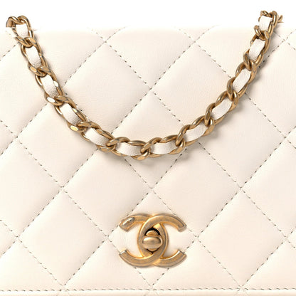 Quilted Lambskin Wallet Bag