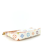 Louis Vuitton Monogram Multicolor Pochette Accessories White