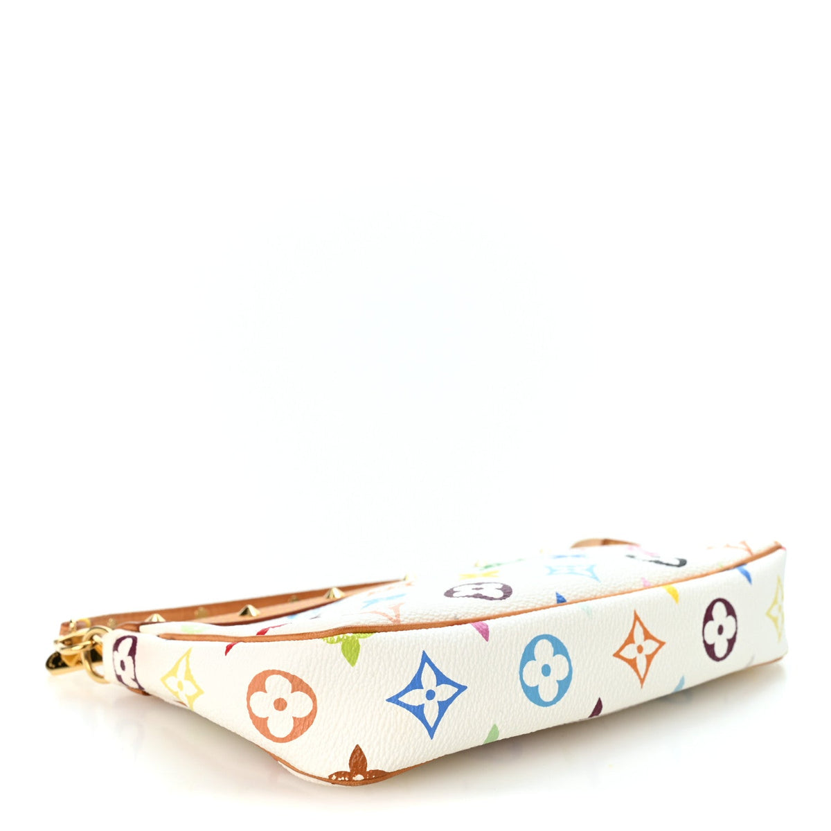 Louis Vuitton Monogram Multicolor Pochette Accessories White