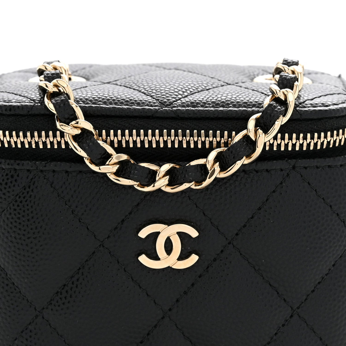 Mini Quilted Caviar Handbag