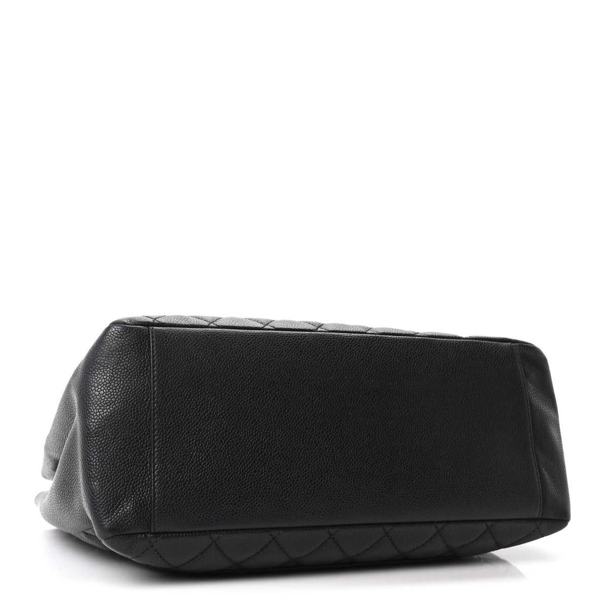 Quilted Caviar Tote Bag