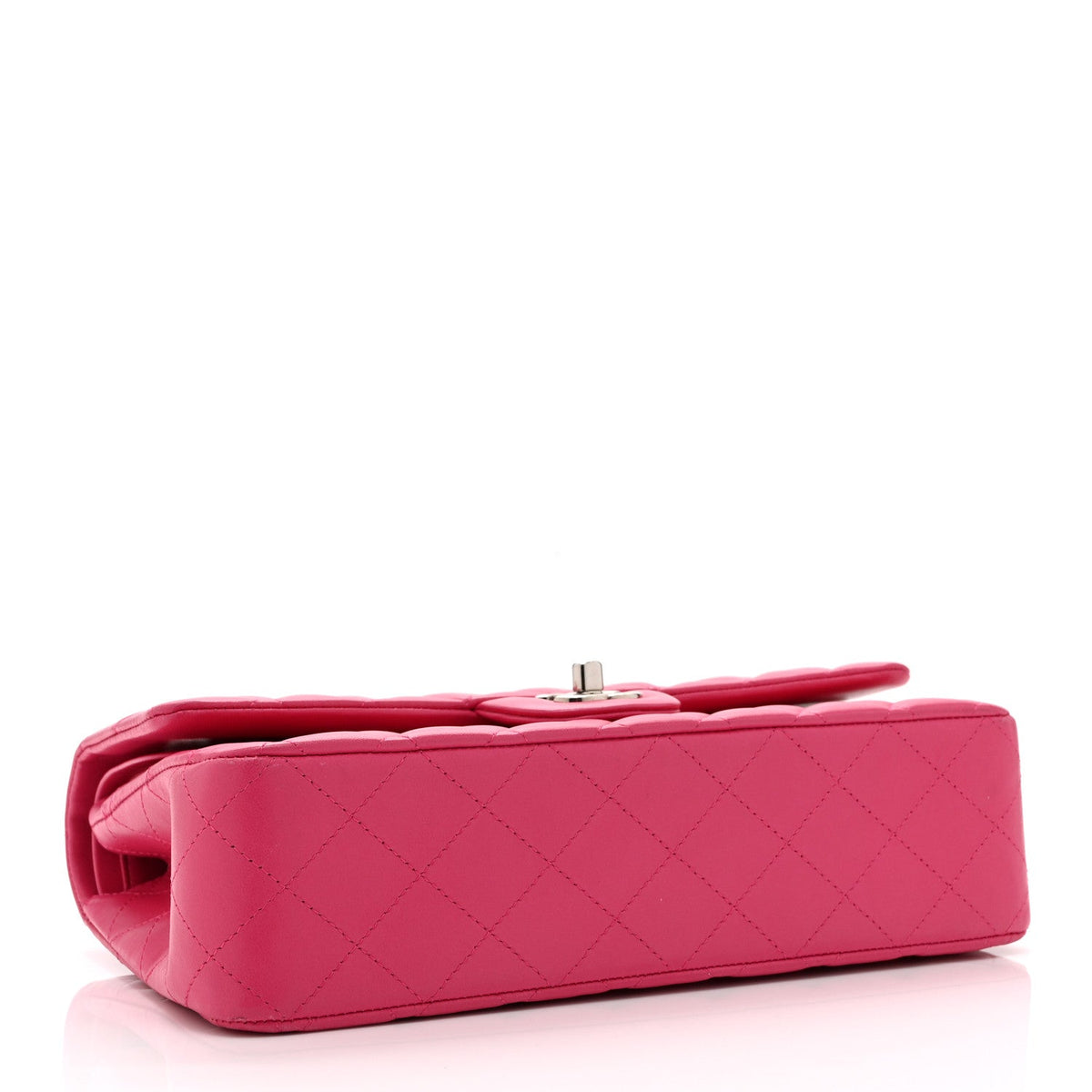 Medium Quilted Lambskin Flap Shoulder Bag