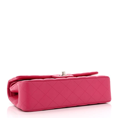 Medium Quilted Lambskin Flap Shoulder Bag