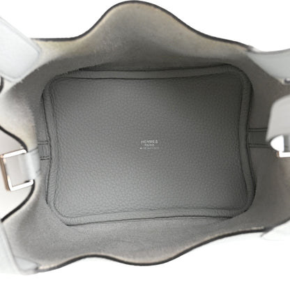 Taurillon Clemence Picotin Lock 18 Pm Bl Handbag