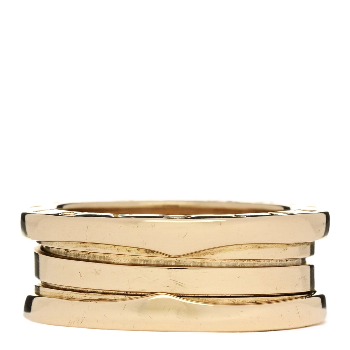 18K Yellow Gold B.Zero1 Two-Band Ring 55 7.25
