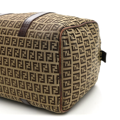 Zucchino Vitello Boston Mogano Panna Bru Handbag