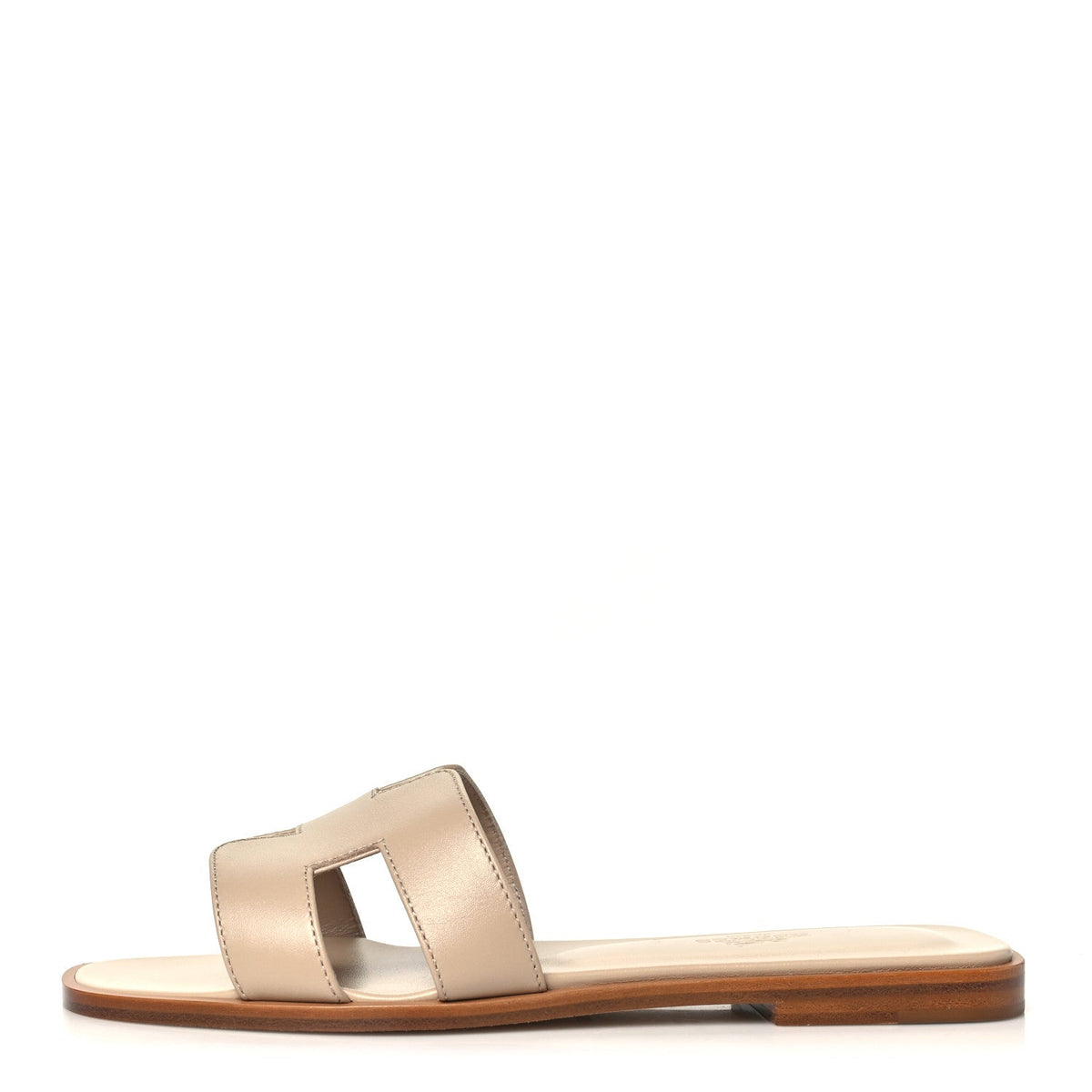 Box Calfskin Oran Sandals Beige Nude