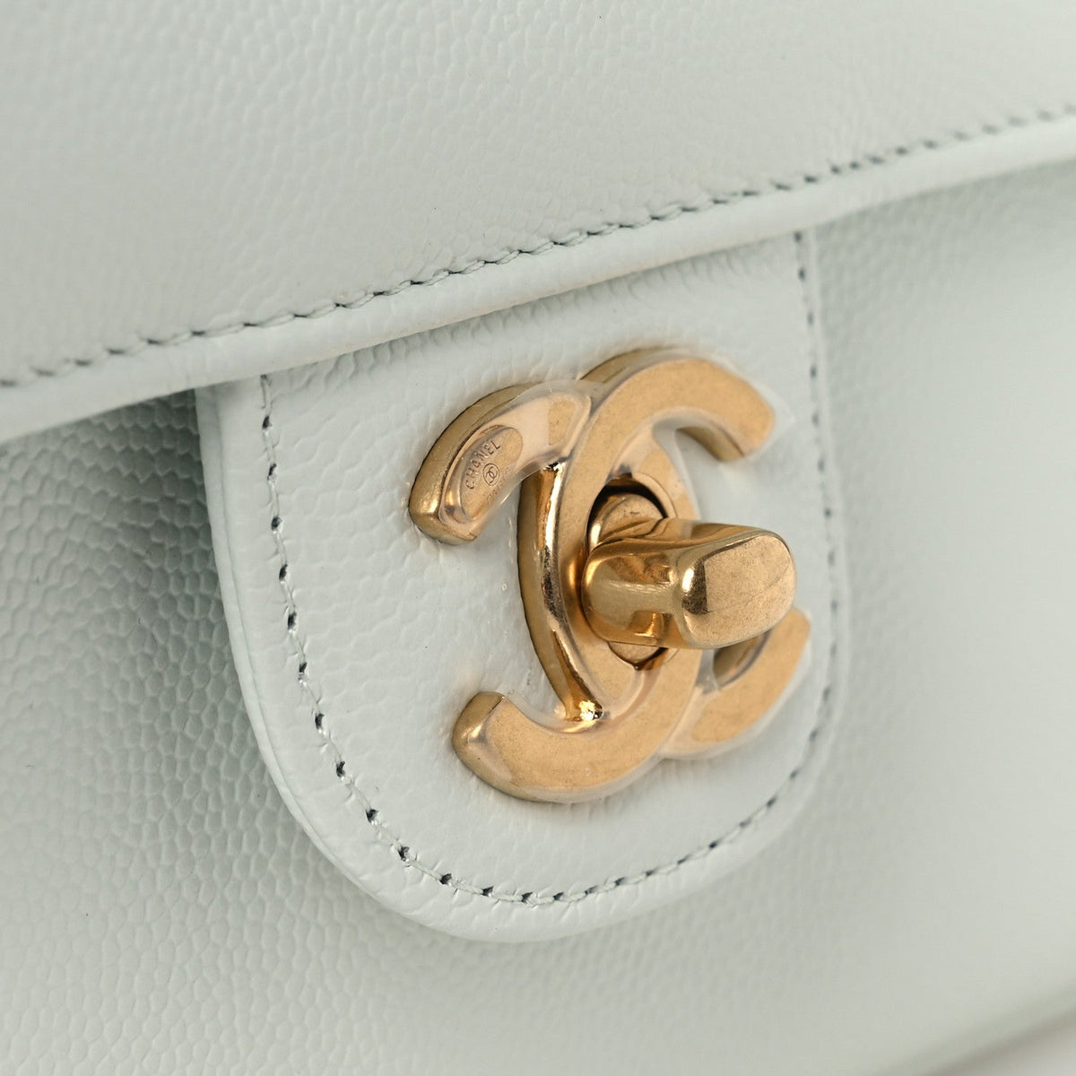 Small Caviar Flap Shoulder Bag