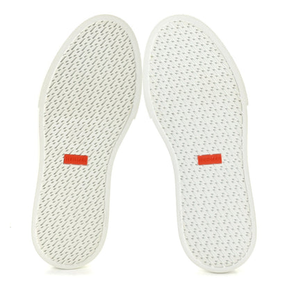 Hermes Epsom Calfskin Game Women's Slip On Sneakers White