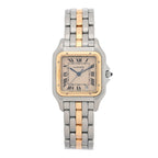 Cartier Stainless Steel 18K Yellow Gold 27mm Panthere Quartz Watch