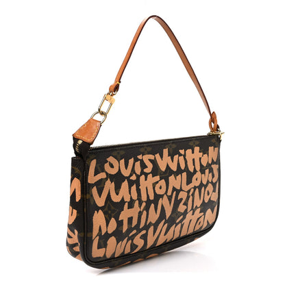 Monogram Graffiti Pochette Accessories P Handbag
