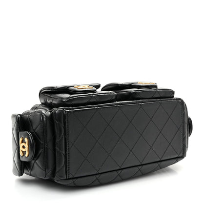 Quilted Lambskin Hobo Bag