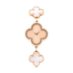Van Cleef & Arpels 18K Rose Gold Mother of Pearl 23mm Alhambra Watch Pink
